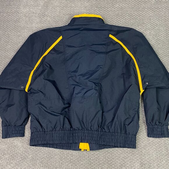 Boston Bruins Jacket Men's XL Black Vintage Logo 7 Windbreaker 90s NHL Hockey - Picture 6 of 11